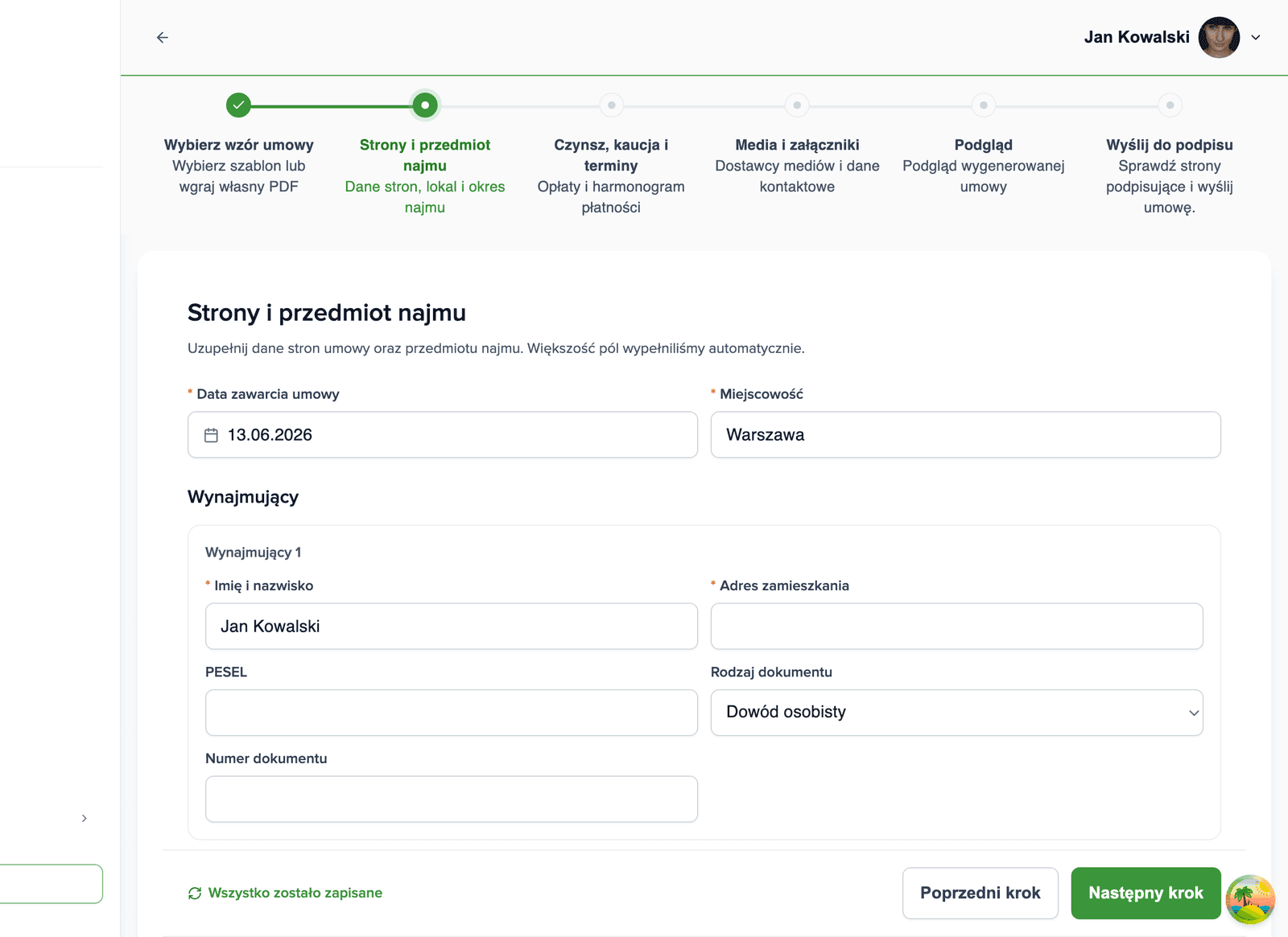 Agreement Form
