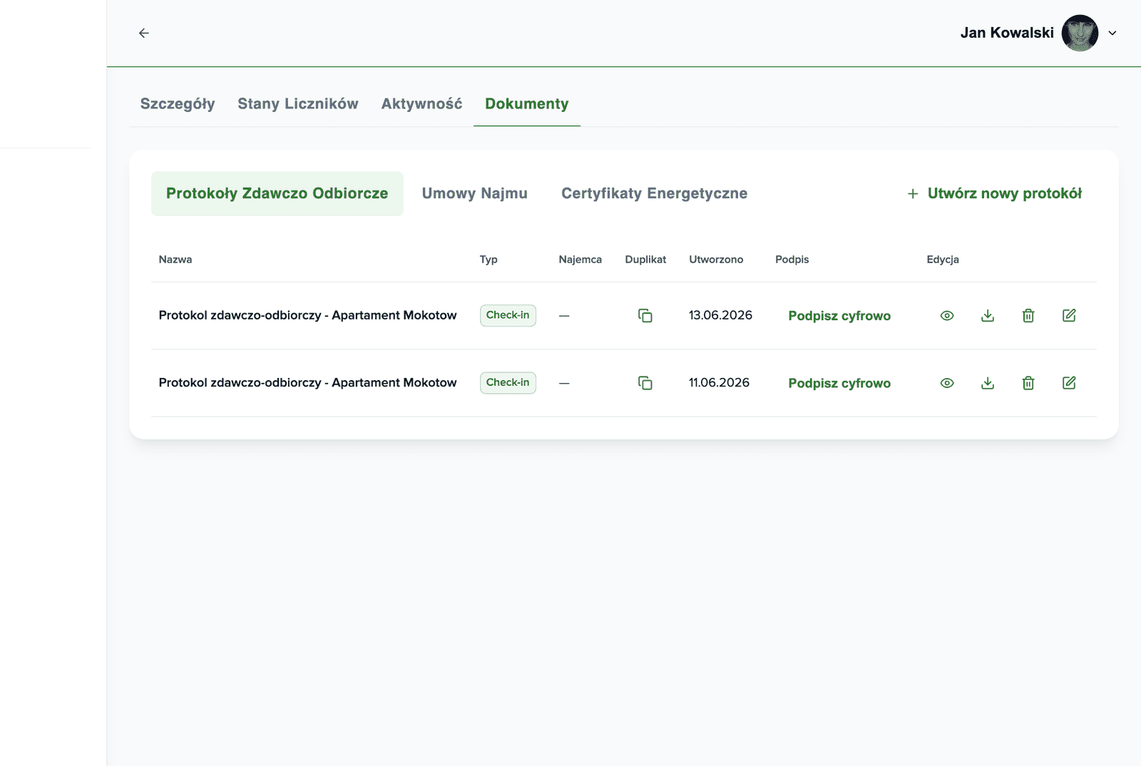 Protocol List